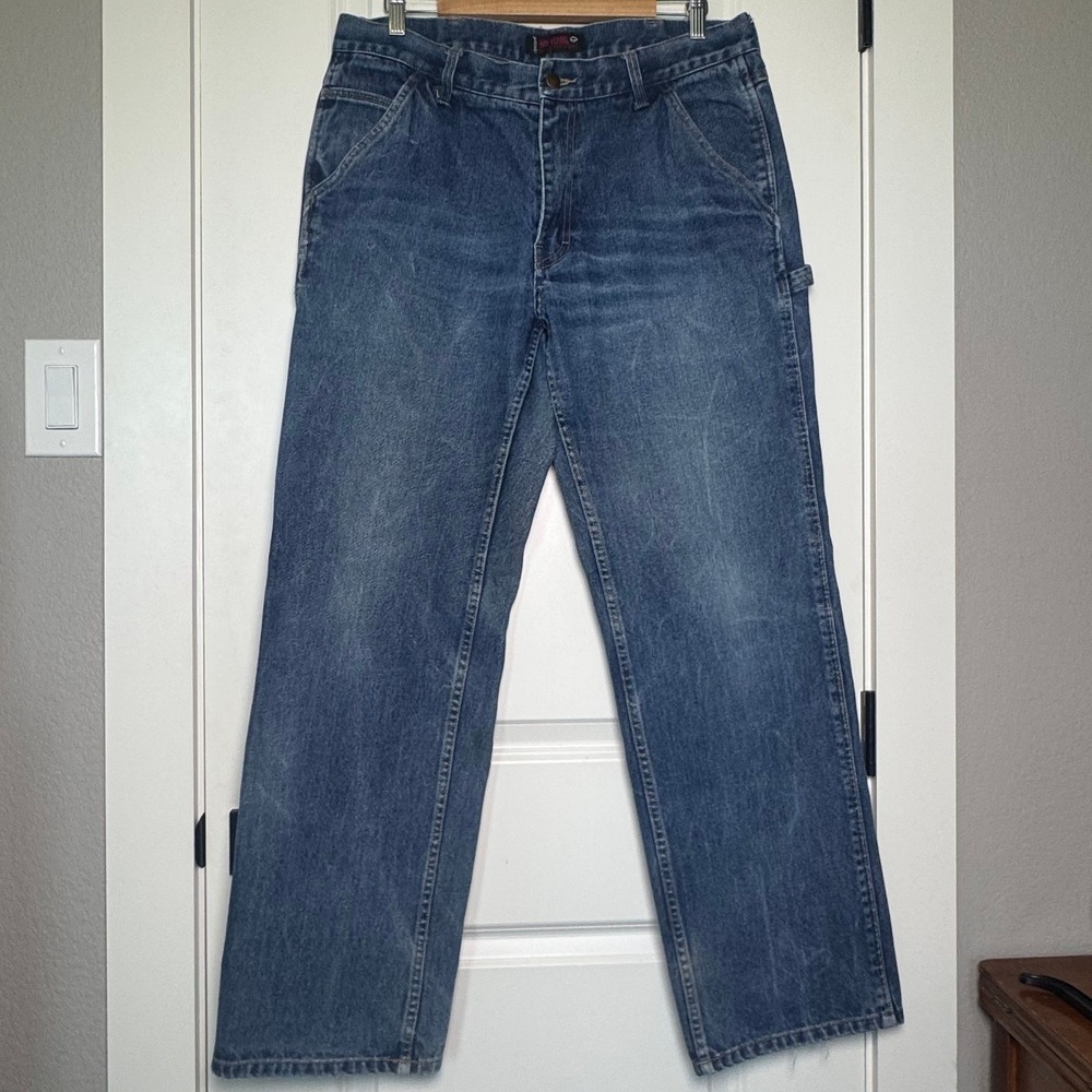 Wolverine FireZero Flame Resistant FR Carpenter Jeans 34x32 Blue Denim NFPA 2112
